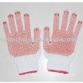 Guantes punteados de PVC